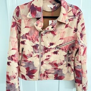 Solitaire Floral Moto Jacket